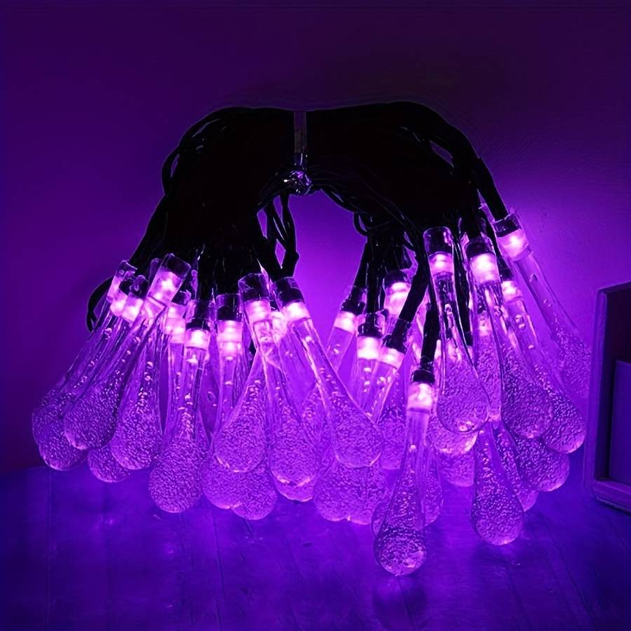 Christmas Lights Purple Light Quantity 5 Meters 20 Lights