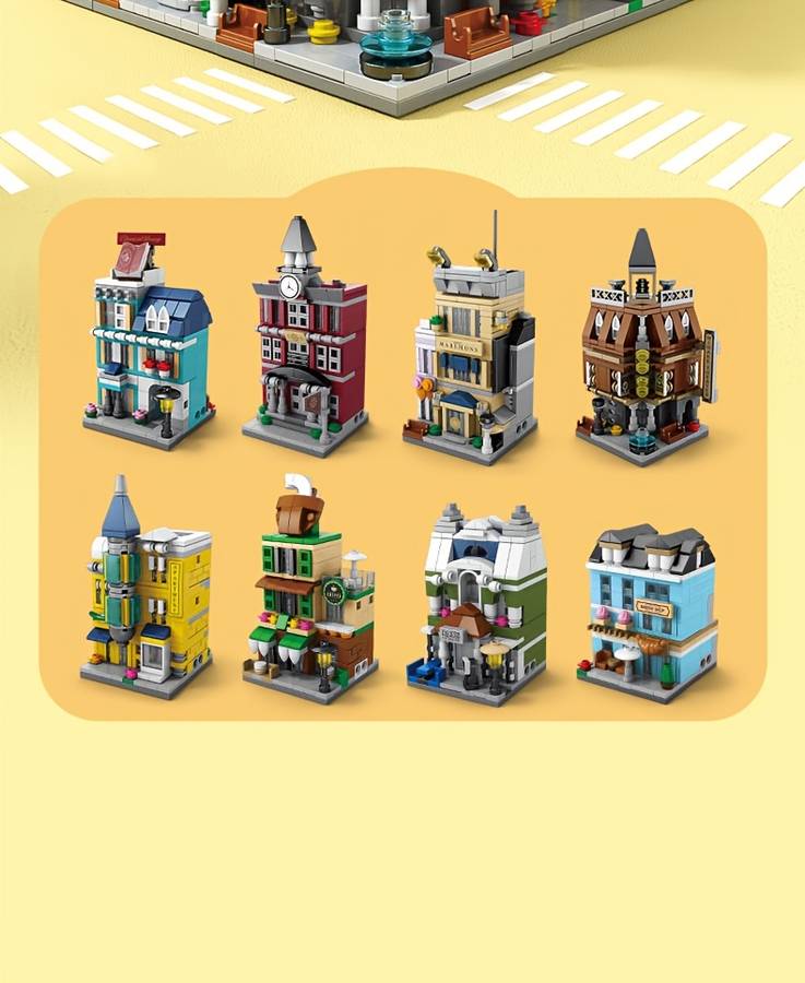 Building Toy Architectural Model Toy Set Items Fourth Set   559Pcs