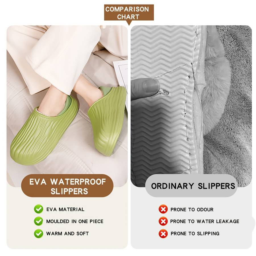 Cotton Slippers Color Grey Sizeuk 3.5-4