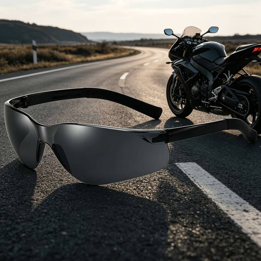 Cycling Glasses Color White