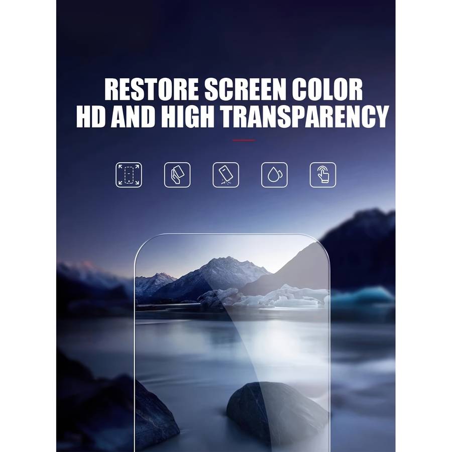 Screen Protector Color 4 Piecestransparent Compatible Model Iphone X
