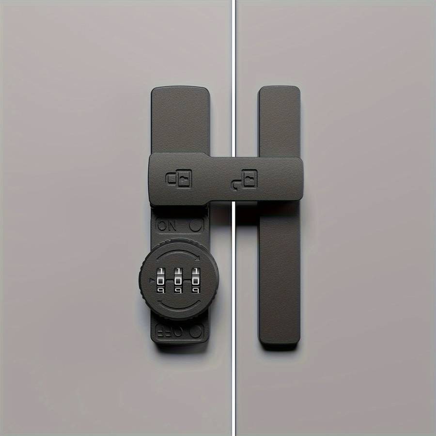 Lock Model 90 Degree Right Angle Black