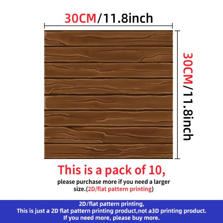 Self Adhesive Floor Stickers 11.8Inchx11.8Inch30X30Cm