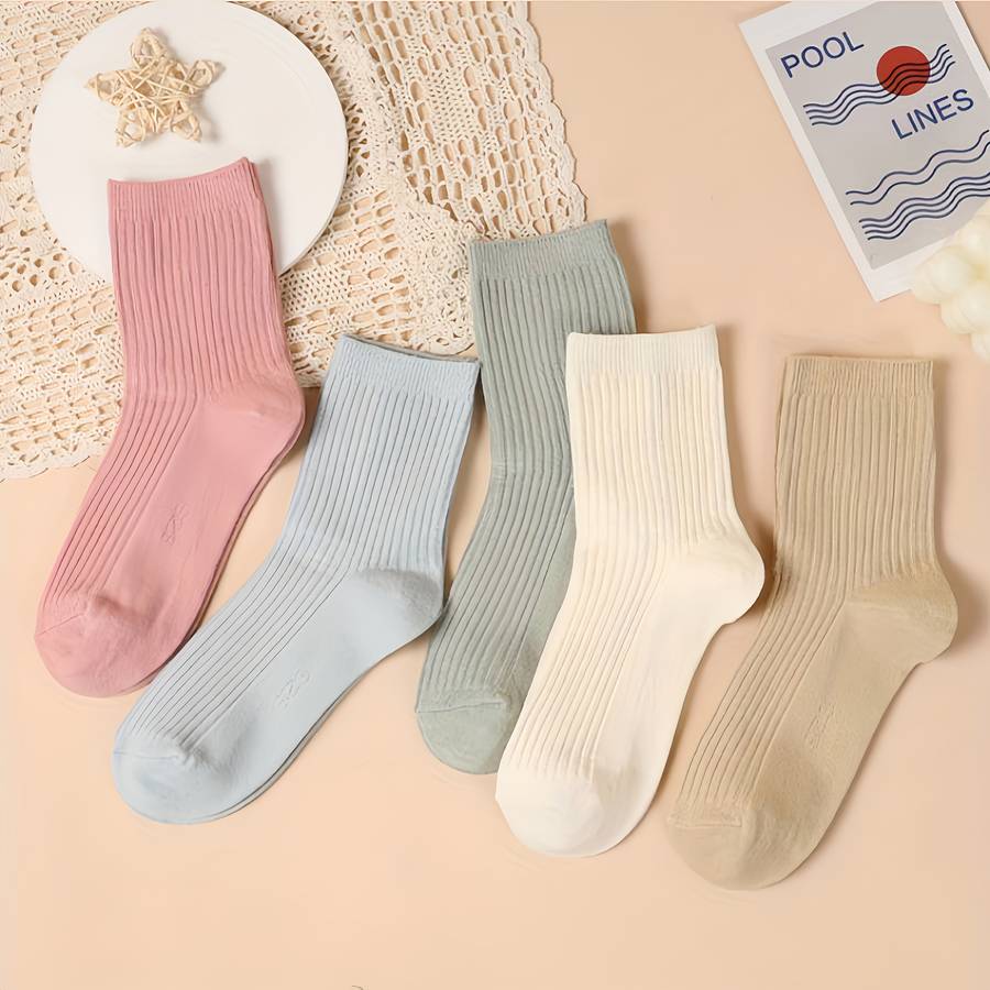 Women S Socks Color 5 Pairs B Combination Size Onesize