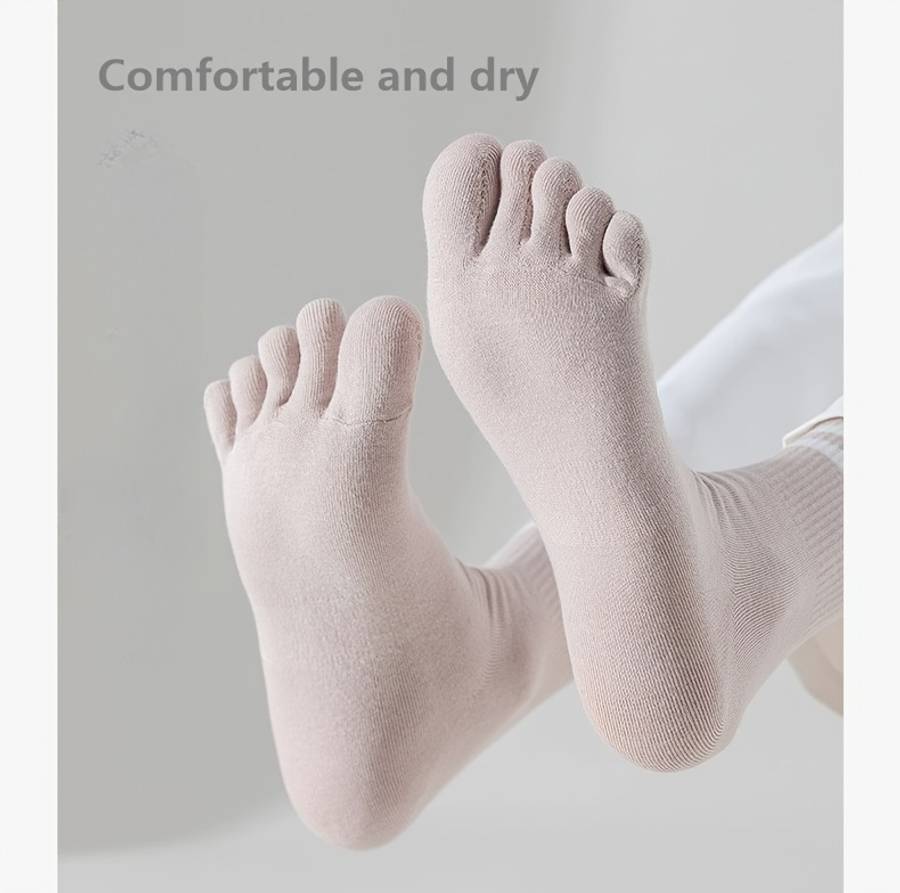 Women S Socks Color 5Pairs White Size Onesize