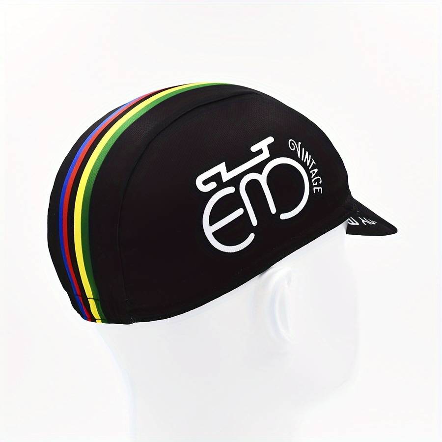 1pc Retro Cycling Cap Breathable Quick-Dry Bike Hat for Outdoor Sports Mixed Colors