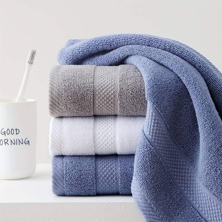 Towel Color 3 Colors1White1Blue1Grey Size35*35Cm13.78*13.78In