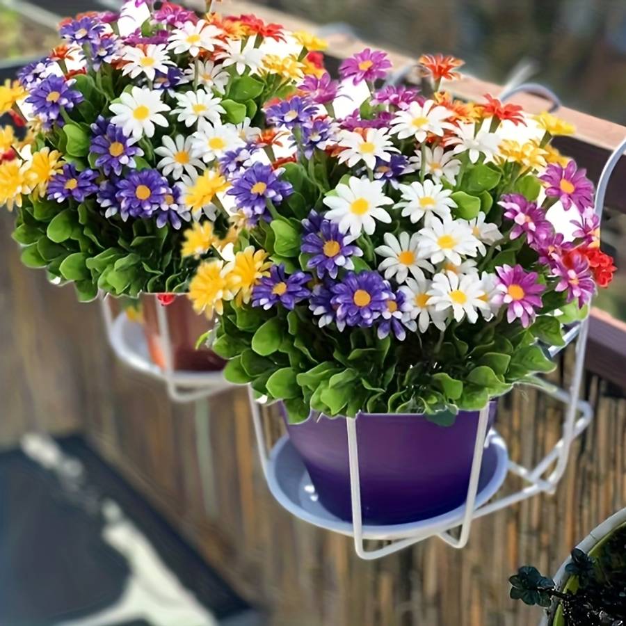 Simulated Flower Quantity 5 Bouquets Of Beautiful Flowers