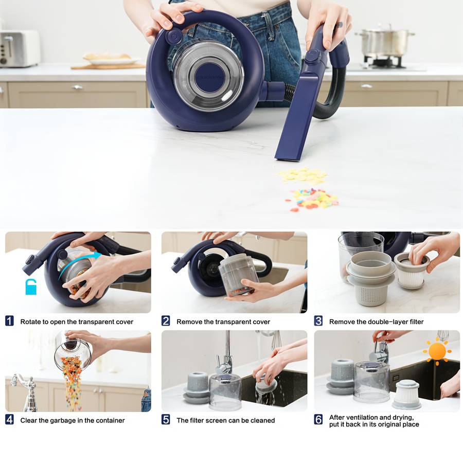 Vacuum Cleaner Color 906Pro Blue