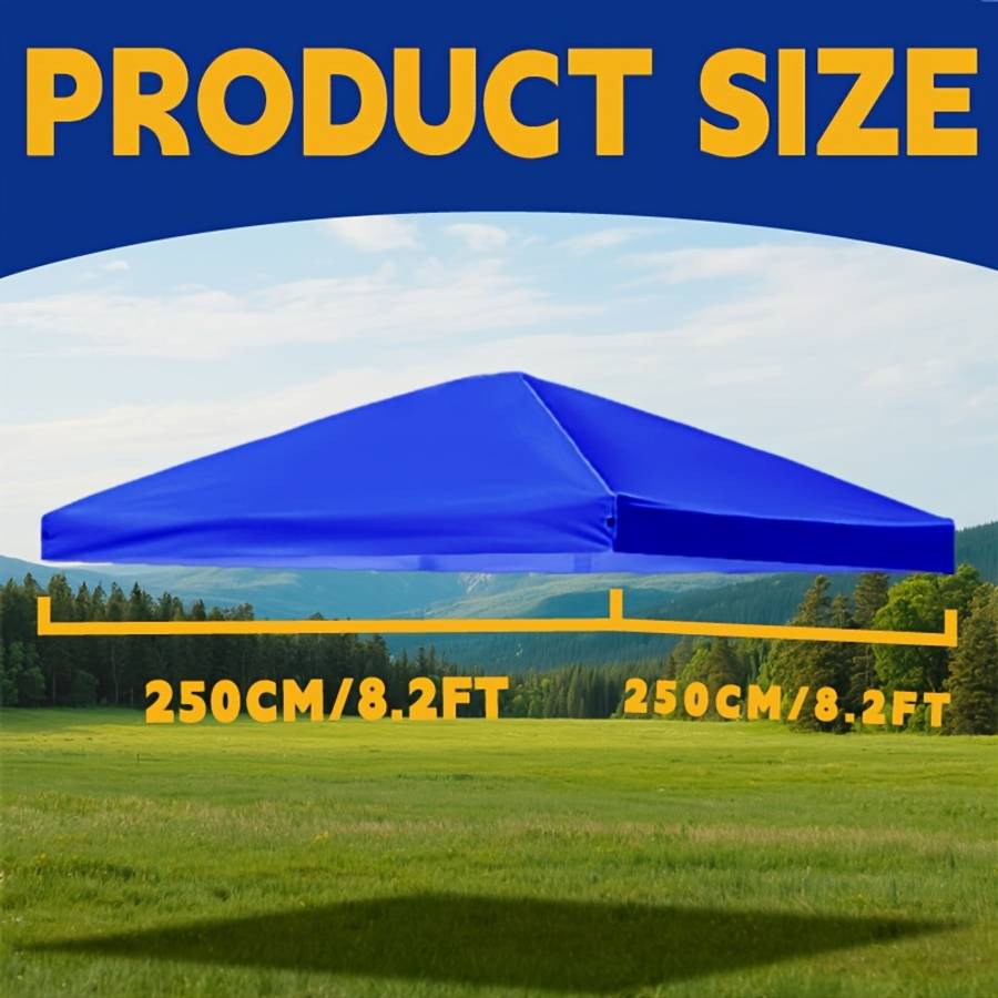 Shade Awning Color Blue210D Size2.5 M  2.5 M
