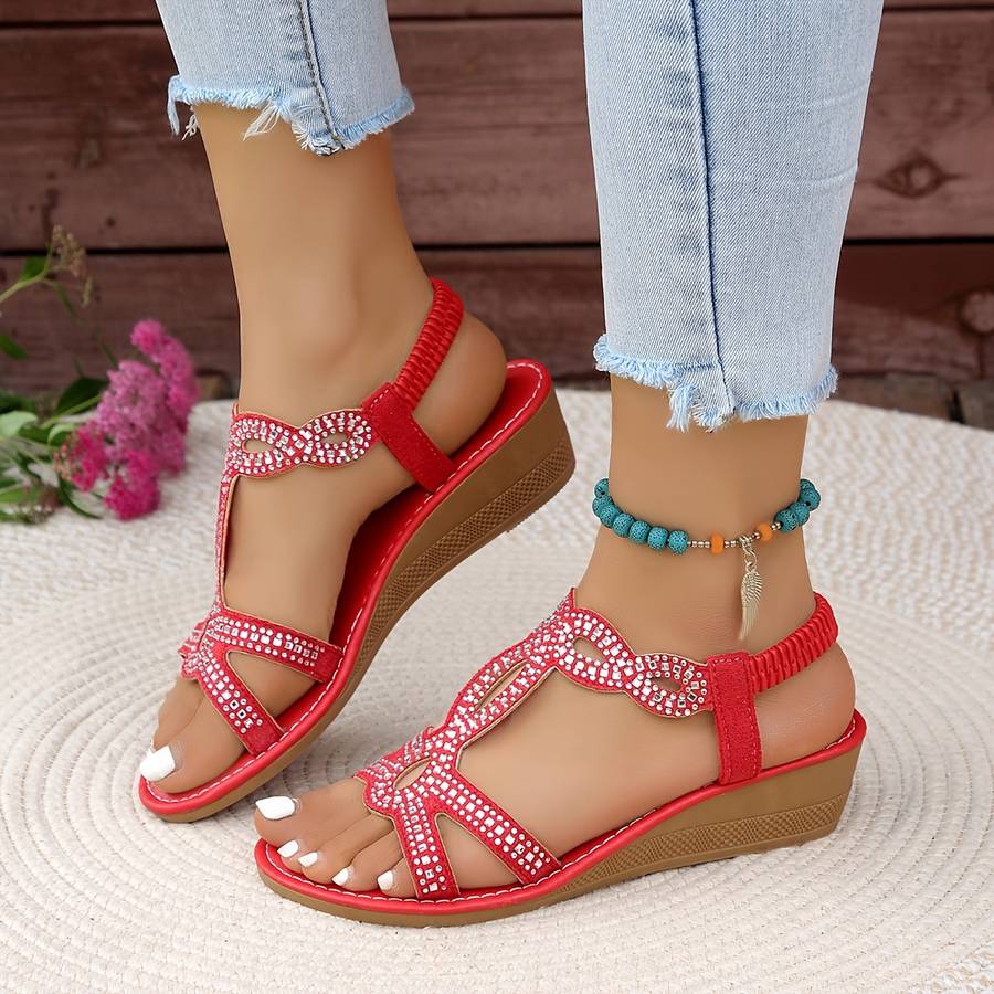 Sandals Color Red Sizeuk 8.5