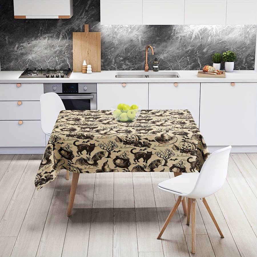 Halloween tablecloth decoration size 177.8x177.8 cm Round
