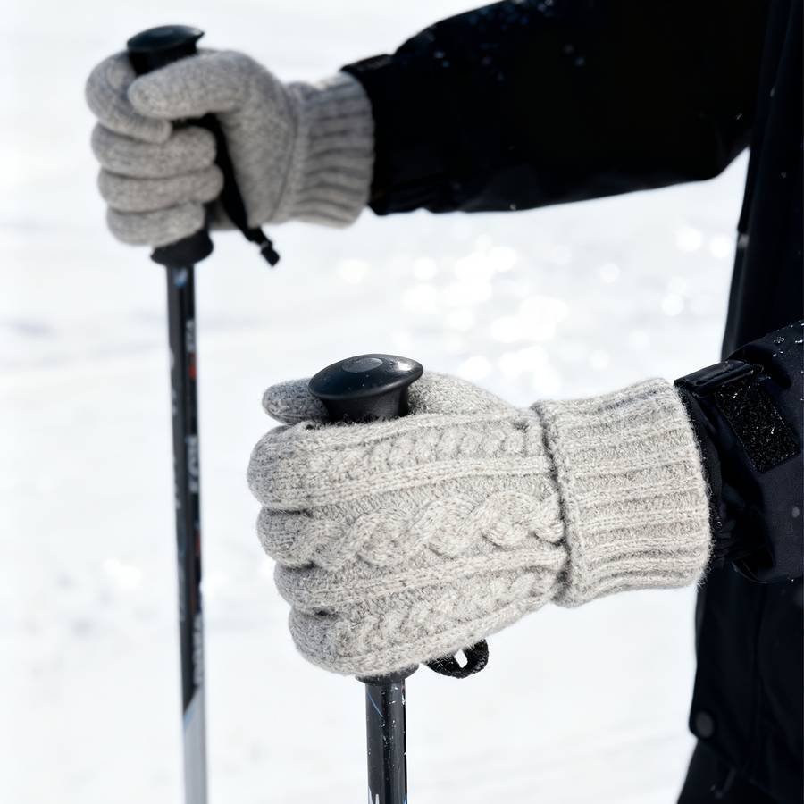 Gloves Color Beige
