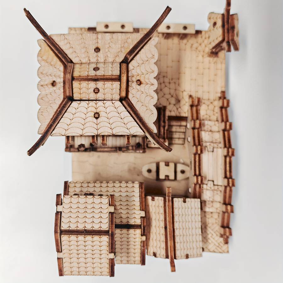 Building Toy Architectural Model Toy Set Items Hall Of Supreme Harmony  Add   Jiangnan Water Village