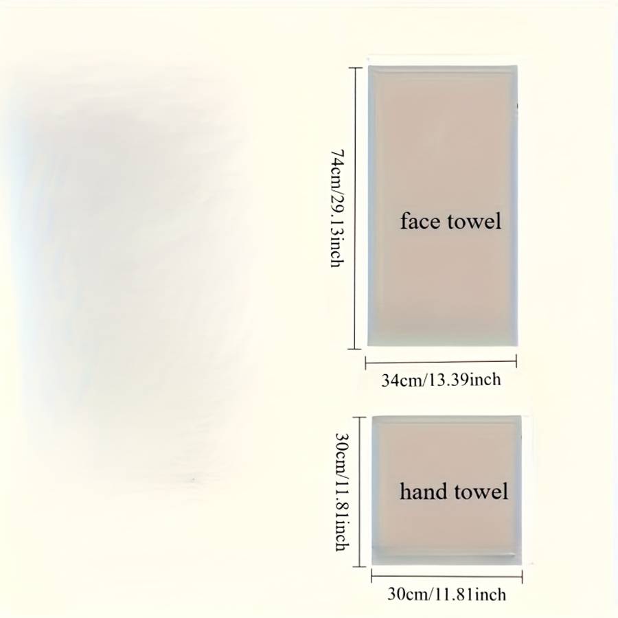 Towel Color Blue 1 Face Towel  1 Hand Towel Quantity2Pcs