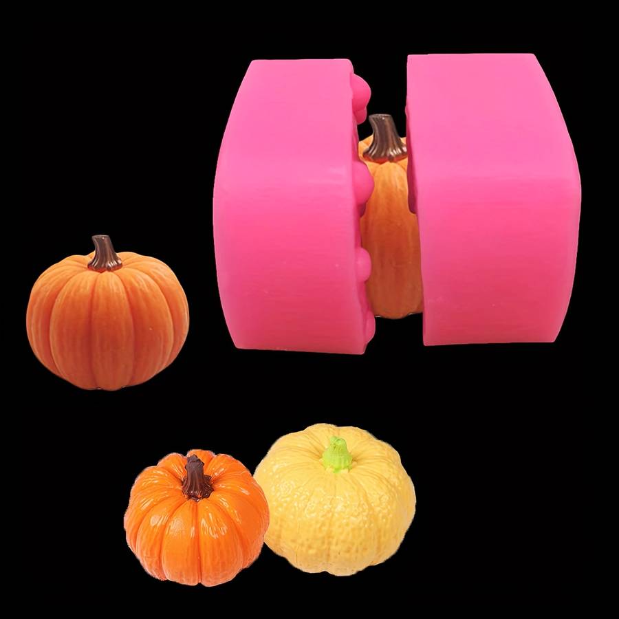 Suitable For Baking Molds Style Two Petal Pumpkin Silicone Mold
