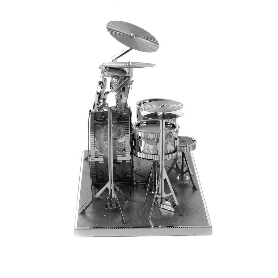 3D Puzzle Musical Instrument Model Items Drum Kit