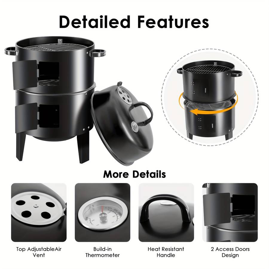 Barbecue Grill Color Black