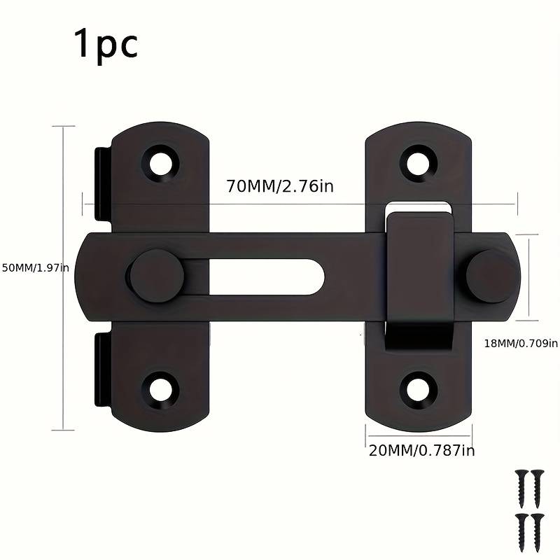 Lock Color 6Pcs Black 7X5