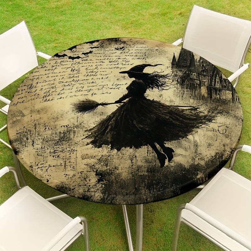 Halloween tablecloth decoration size 121.92 cm, Round