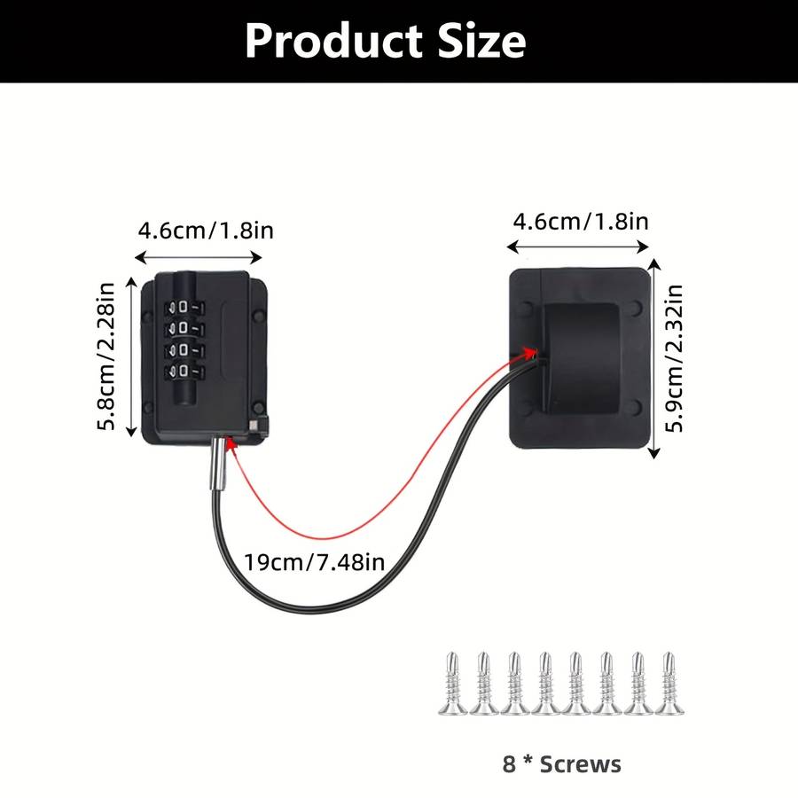 Lock Color Black
