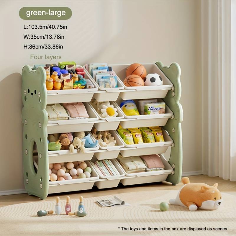 Storage And Organizationcolor Green Size Three Layers Medium
