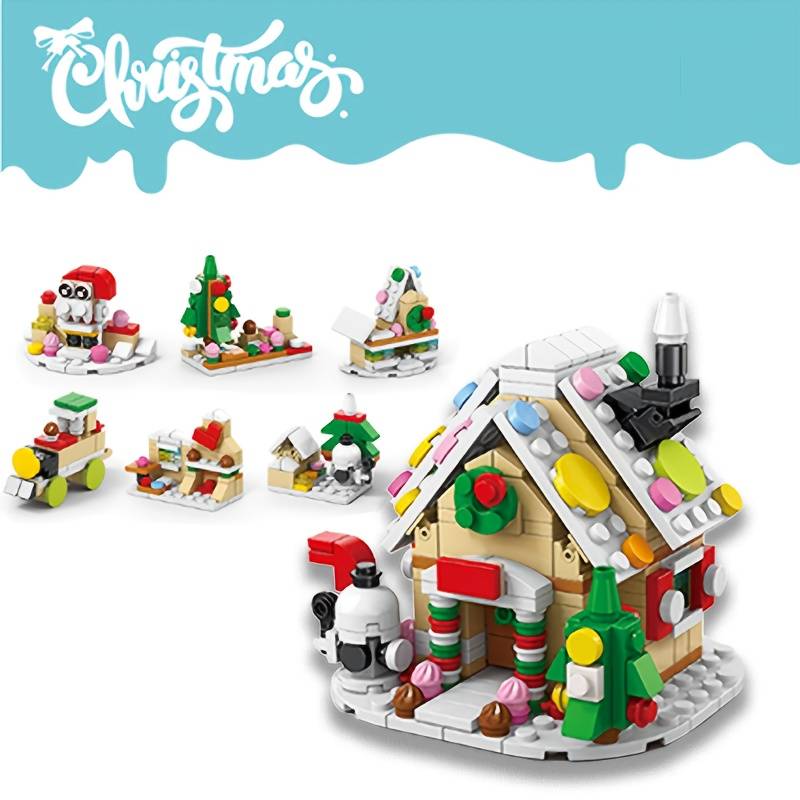 Building Toy Architectural Model Toy Set Style Christmas