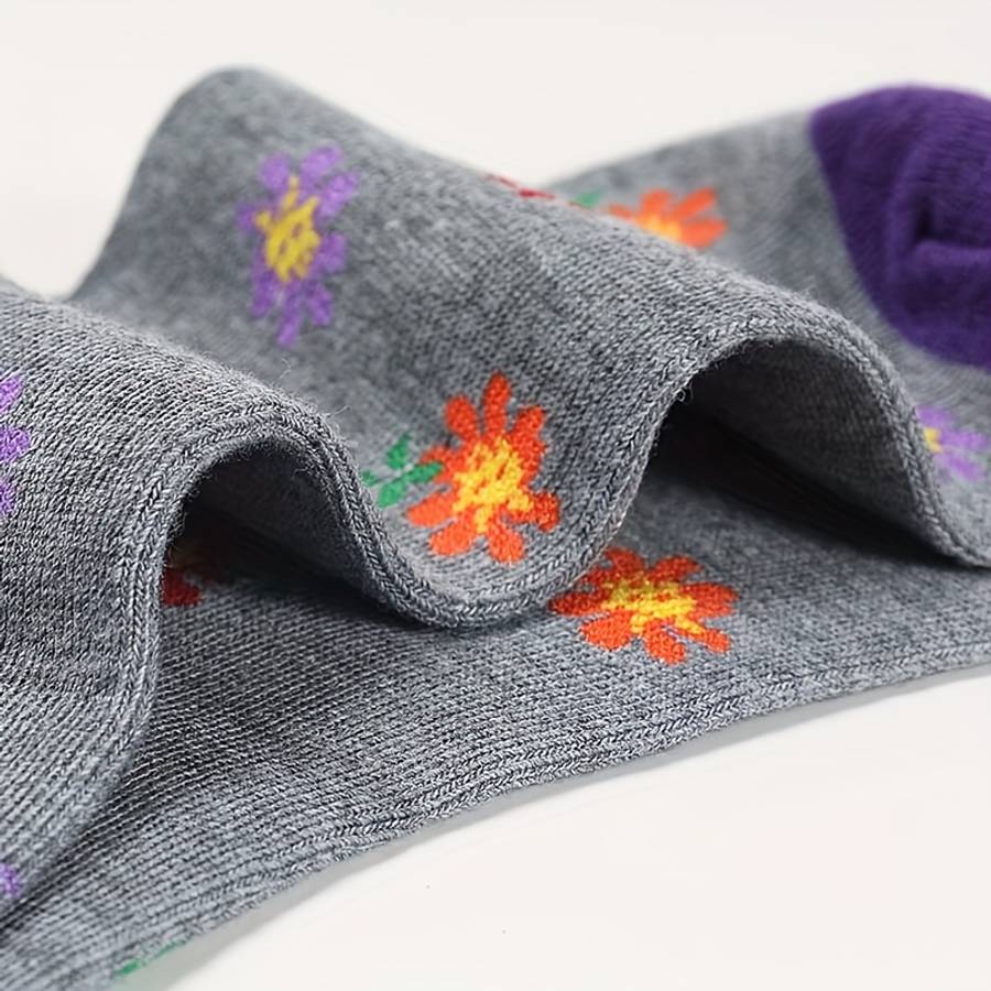Women S Socks Color 5 Pairs Of Random Mixed Colors Size Onesize