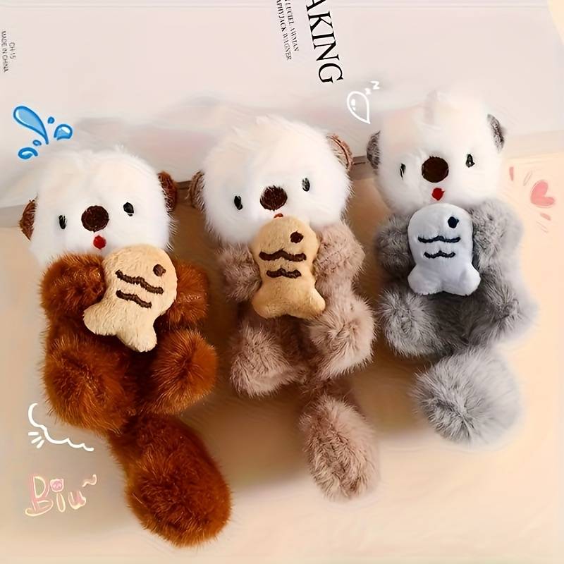Toy Dolls color A Brown Style Embrace Fish   Otter