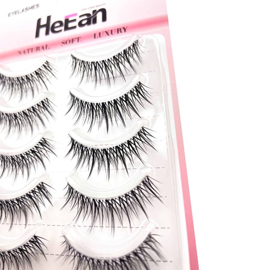 False Eyelashes Style Cross Eyelashes Quantity 5 Pairs