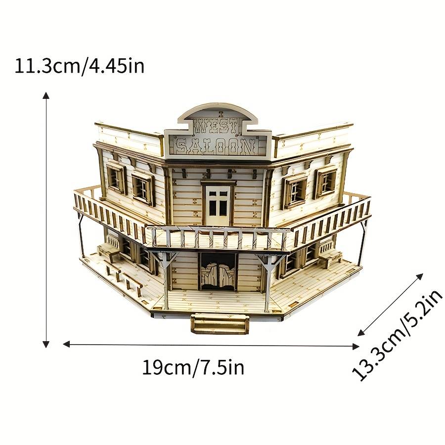 Building Toy Architectural Model Toy Set Material Wooden