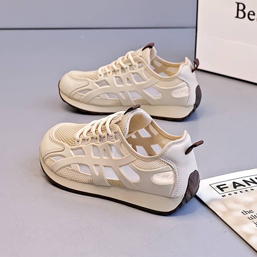 Women S Sneakers Color Q3525 Beige Sizeuk 6