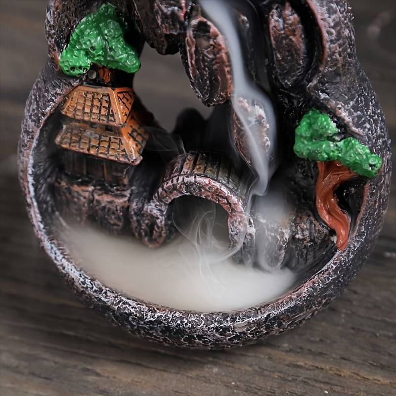 Incense Burner Model  Small Bridge Flowing Water