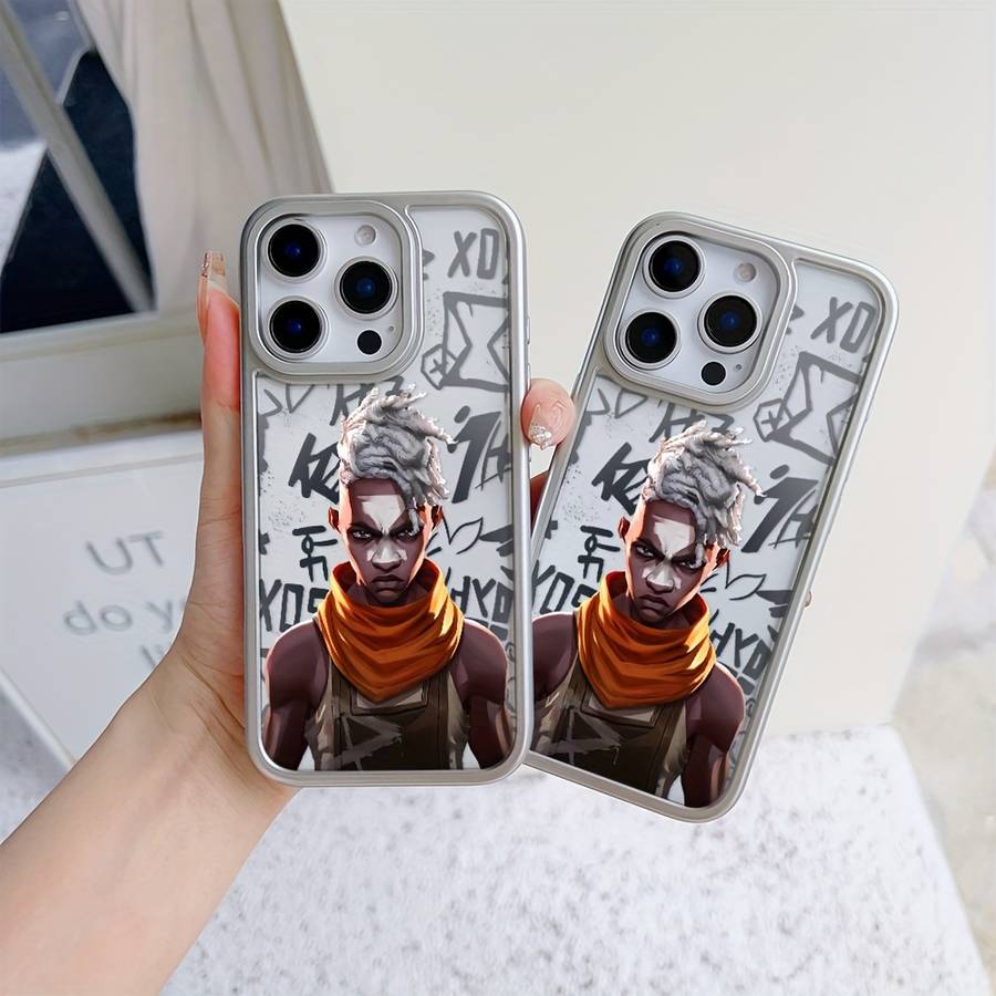 1Pc Mixed Color For iPhone 16 Pro African Hunter Phone Case