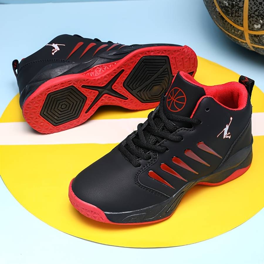 Basketball Shoes Color Blackred Sizeuk 1.5