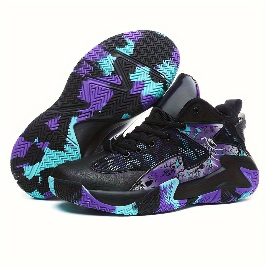 Sneakers Black Purple Size Uk 12.5