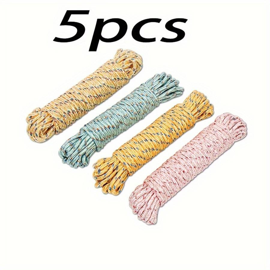 12pcs Professional 10 Heavy Duty Nylon Rope Multipurpose Outdoor Tent Do 15pcs