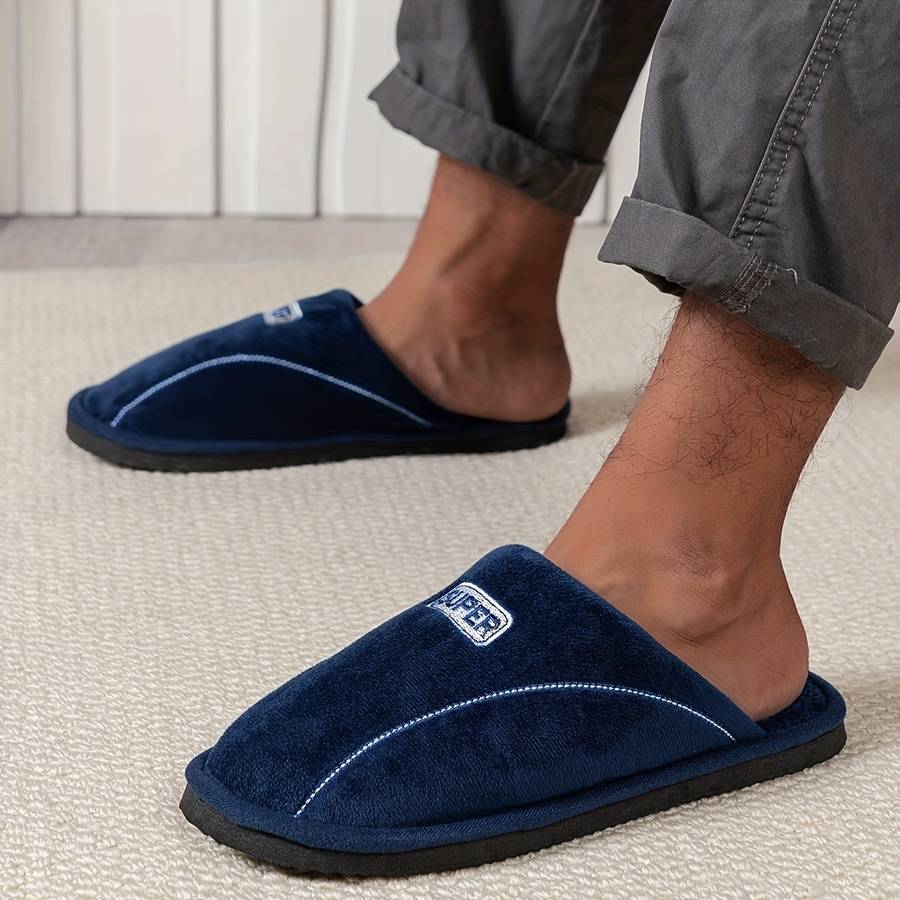 Cotton Slippers Color Blue Sizeuk 8.5-9