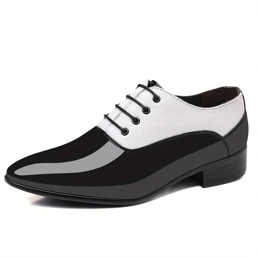 Mens Leather Shoes Color Black Sizeuk 10