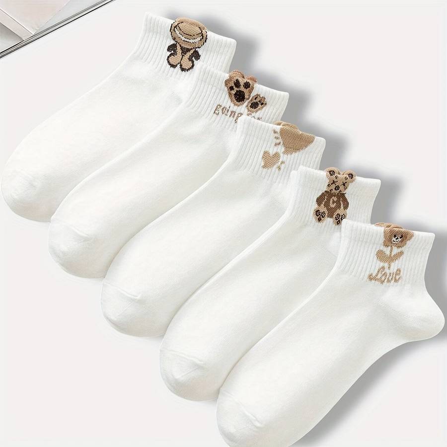 Women S Socks Size Onesize Style 5 Pairs Mixed