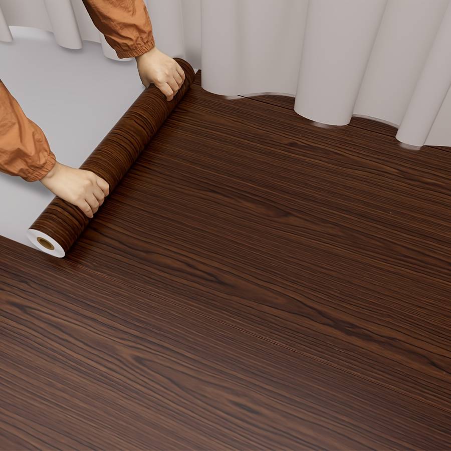 Self Adhesive Floor Stickers White Oak 39.99*100Cm
