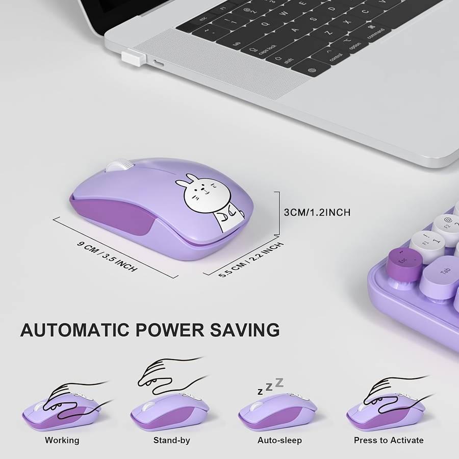 Keyboard Color Purple
