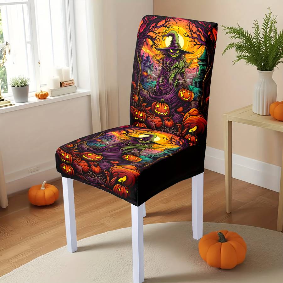 Halloween tablecloth decoration Quantity 6pcs 6pcs Chair Covers