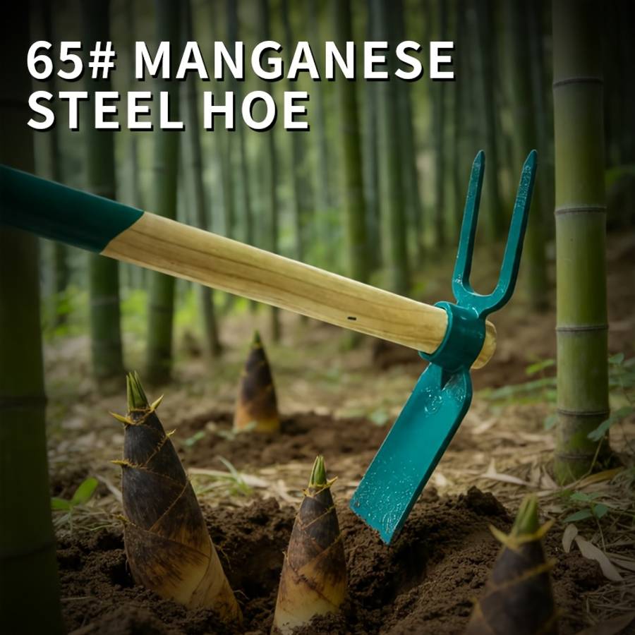 Garden Supplies Model Wooden Handle Three Pointed