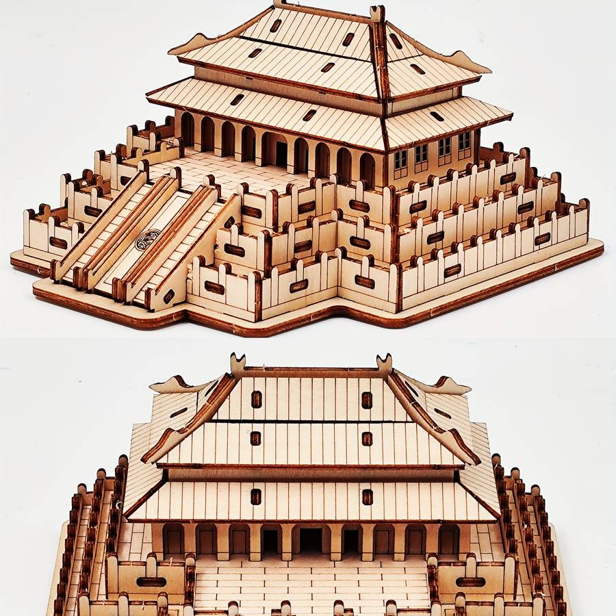 Building Toy Architectural Model Toy Set Items Hall Of Supreme Harmony  Add   Jiangnan Water Village