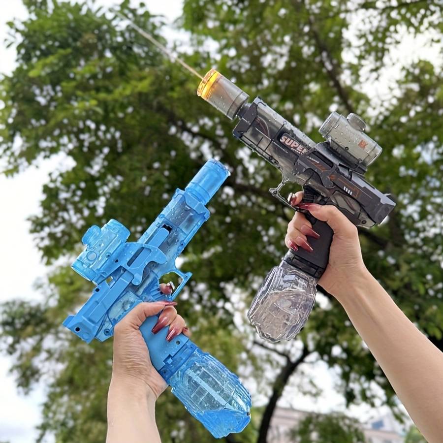Water Gun Items With Light Linkage Back To The Chamber Blue