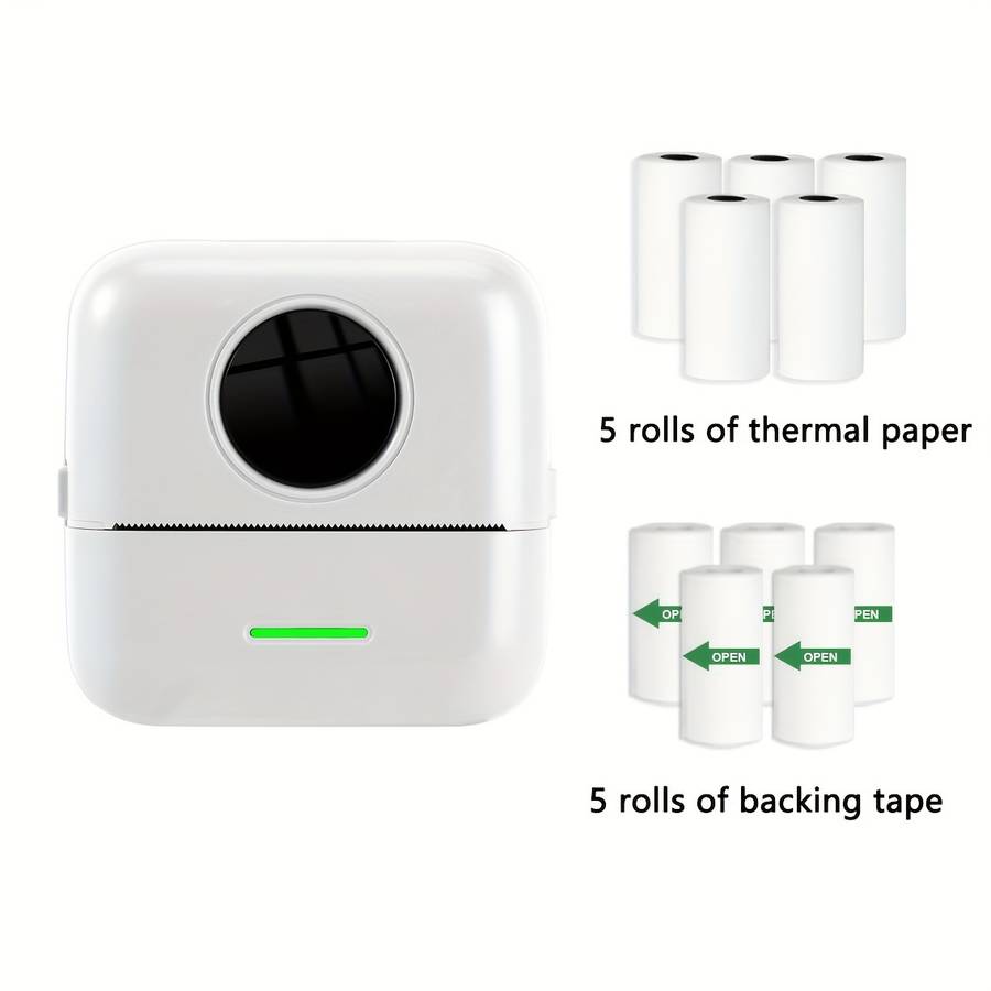 Printer Items Printer  5 Rolls Of Self Adhesive