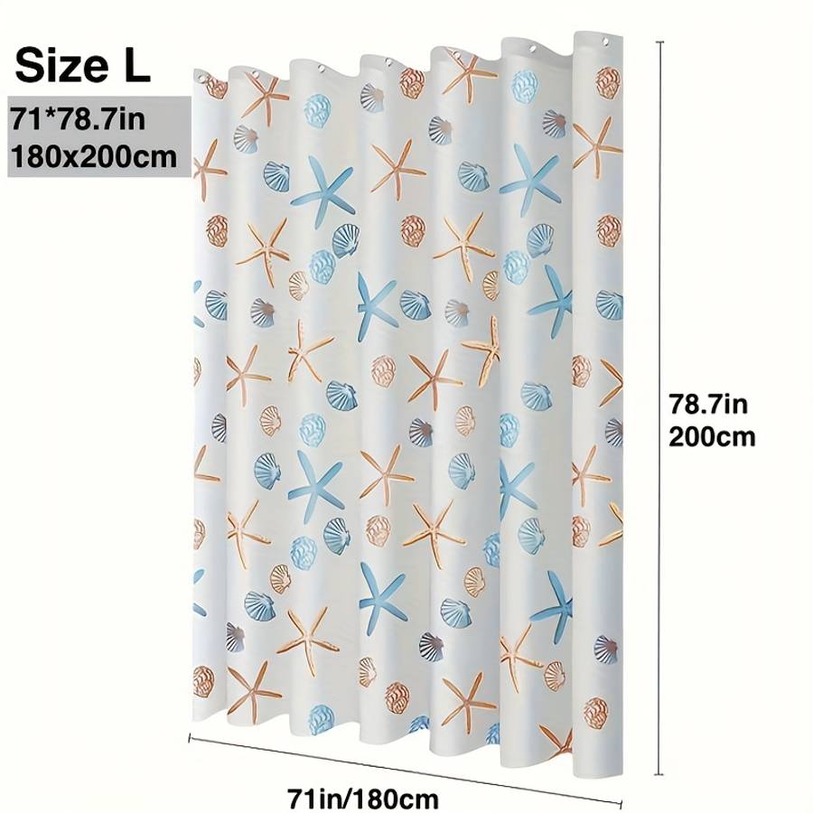 Waterproof Shower Curtain Size 59X71In 150X180Cm