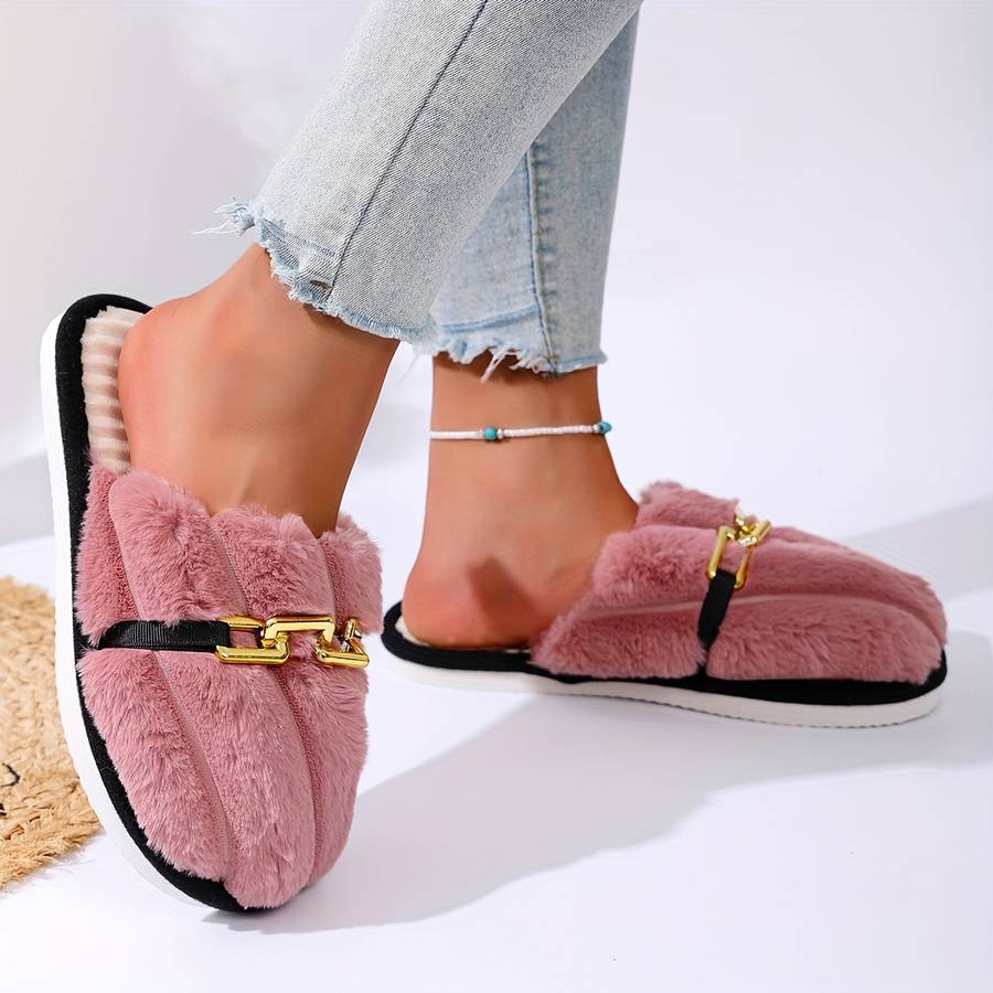 Cotton Slippers Color Tender Red Sizeuk 4.5-5