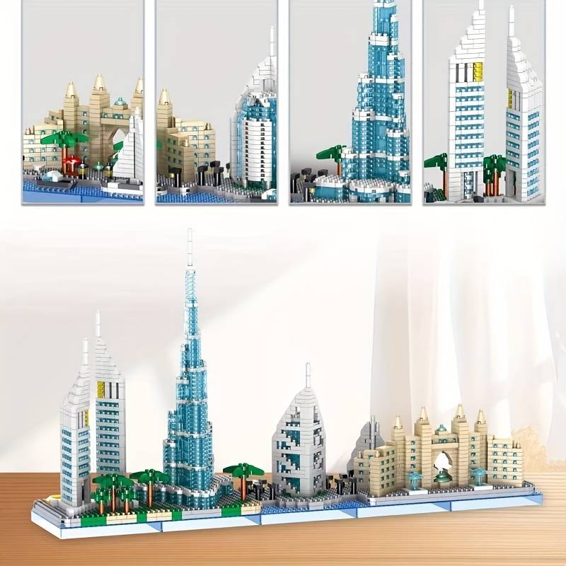 Building Toy Architectural Model Toy Set Quantity 2220Pcs